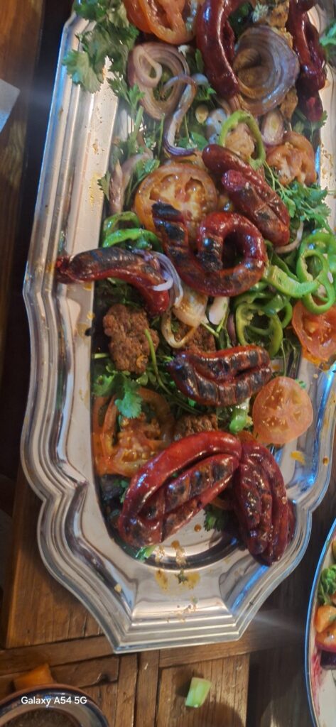 Barbecue meat and seafood platter by Meals with Chef