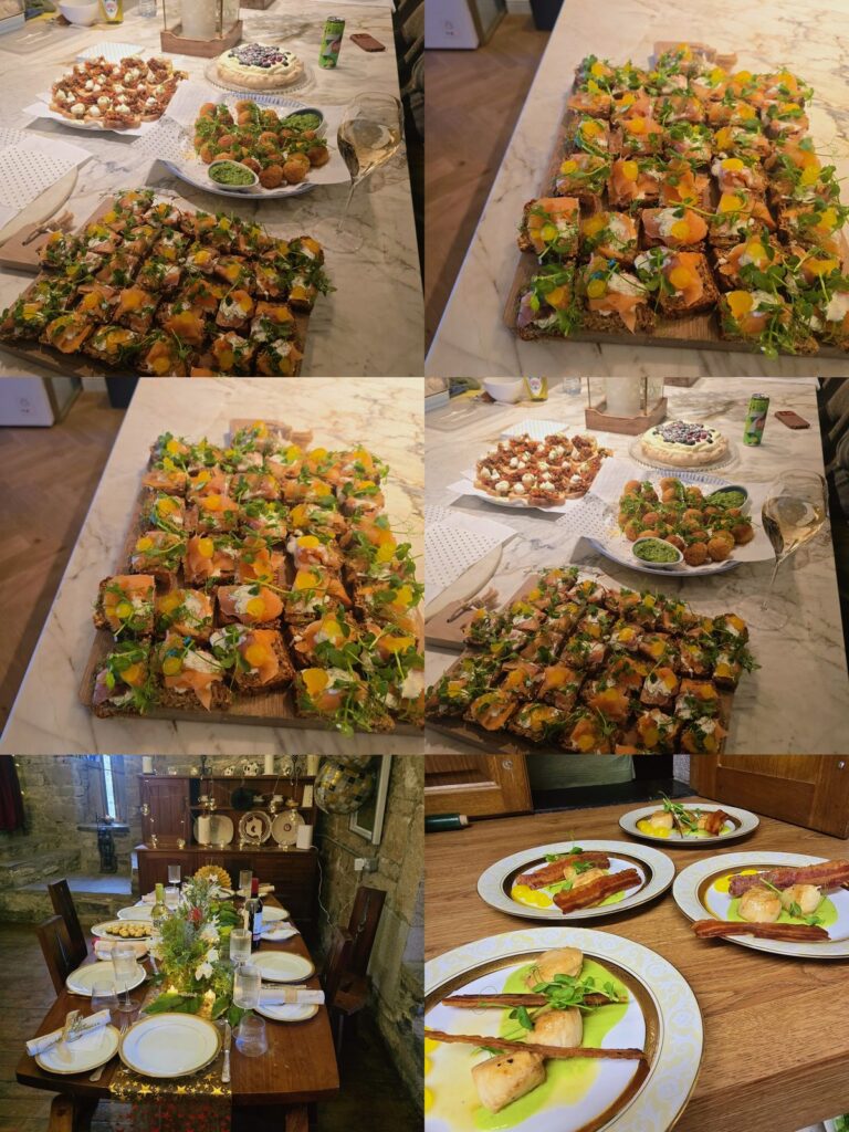 Canape platters prepared for an event by Meals with Chef